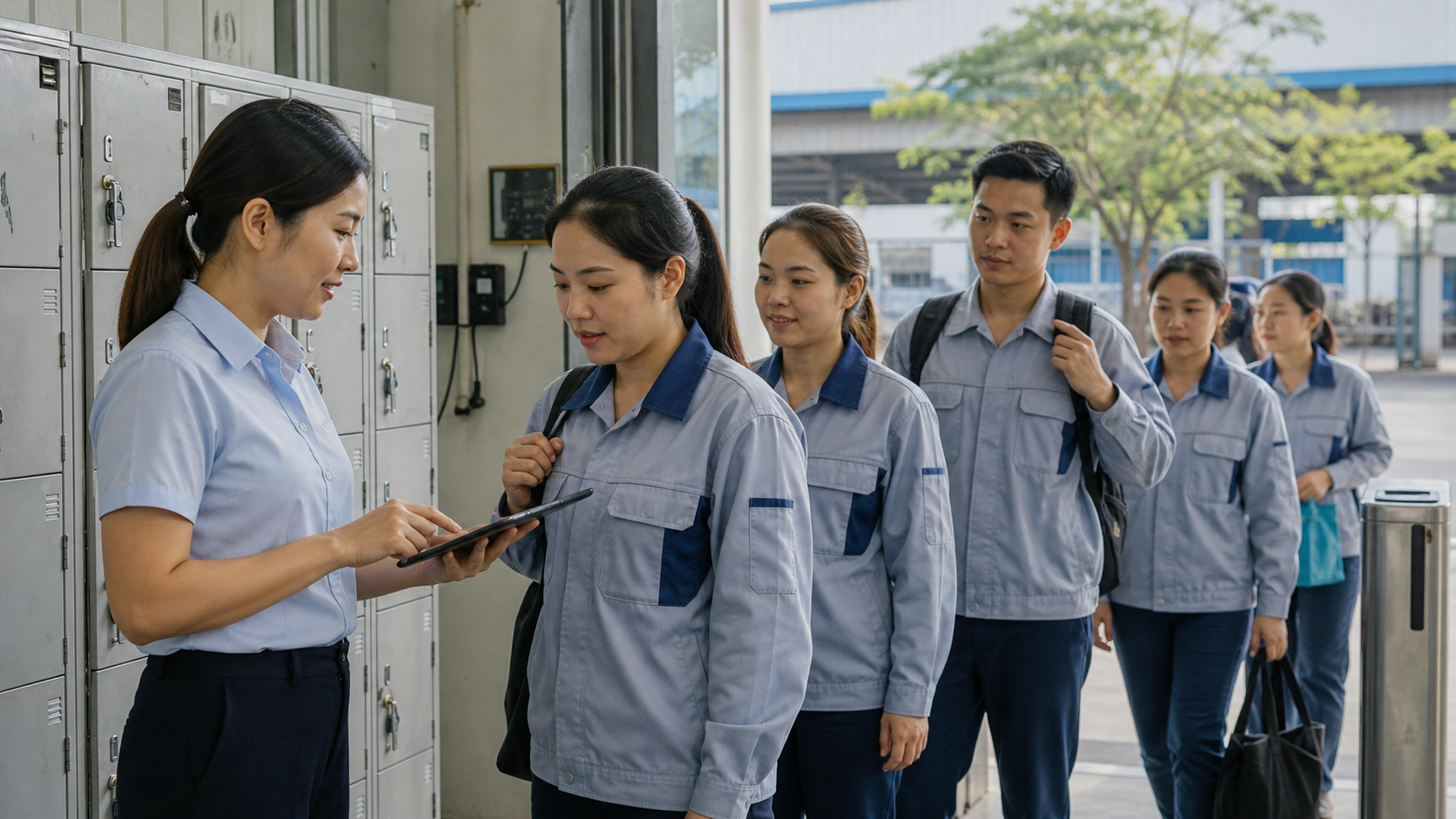 Cung ứng nhân lực là gì? Giải pháp giúp doanh nghiệp ổn định sản xuất 3 Nhân sự điều phối ca làm cho người lao động tại nhà máy
