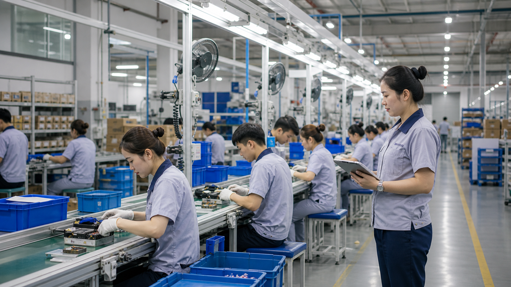 Cung ứng nhân lực giúp doanh nghiệp tối ưu chi phí vận hành như thế nào? 3 Dây chuyền sản xuất ổn định nhờ bố trí đủ lao động