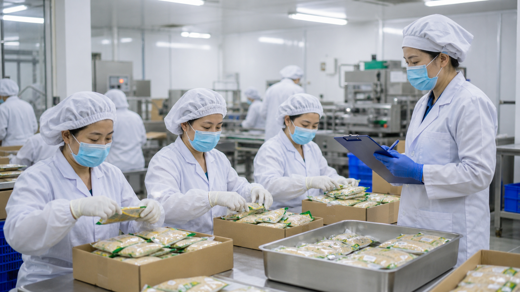 Lao động trong ngành chế biến và đóng gói