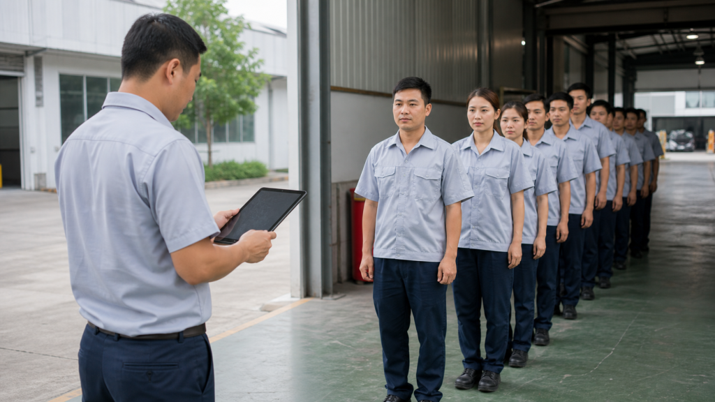 Điểm danh và quản lý ca làm lao động phái cử
