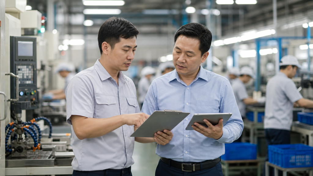 Phối hợp hiện trường trong quản lý lao động phái cử