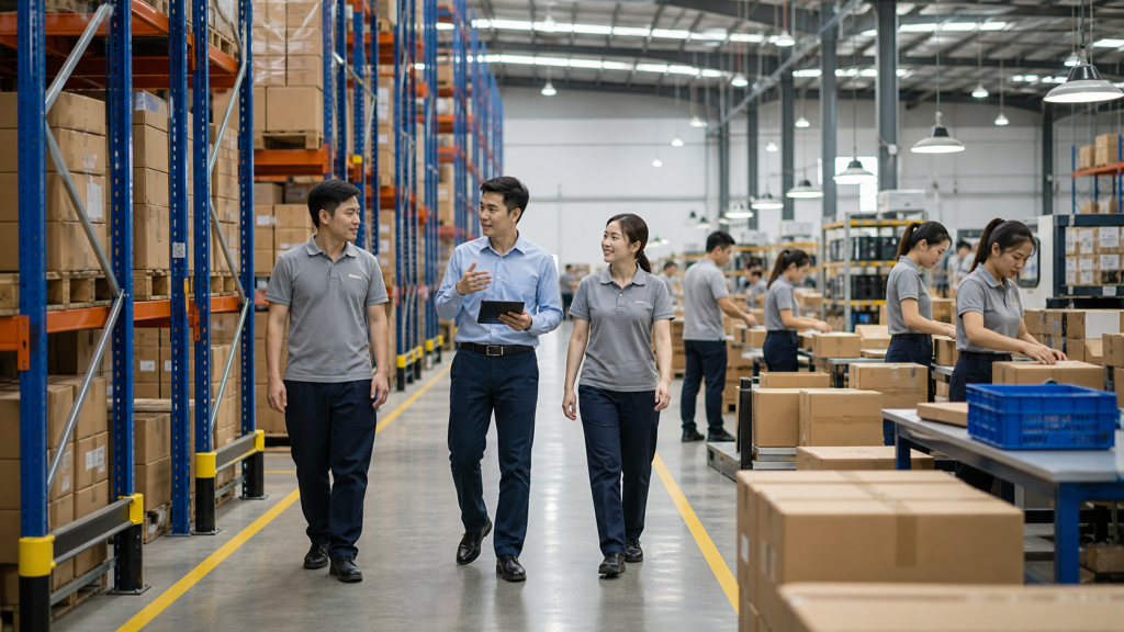 Đội ngũ vận hành nhân công sản xuất High Speed